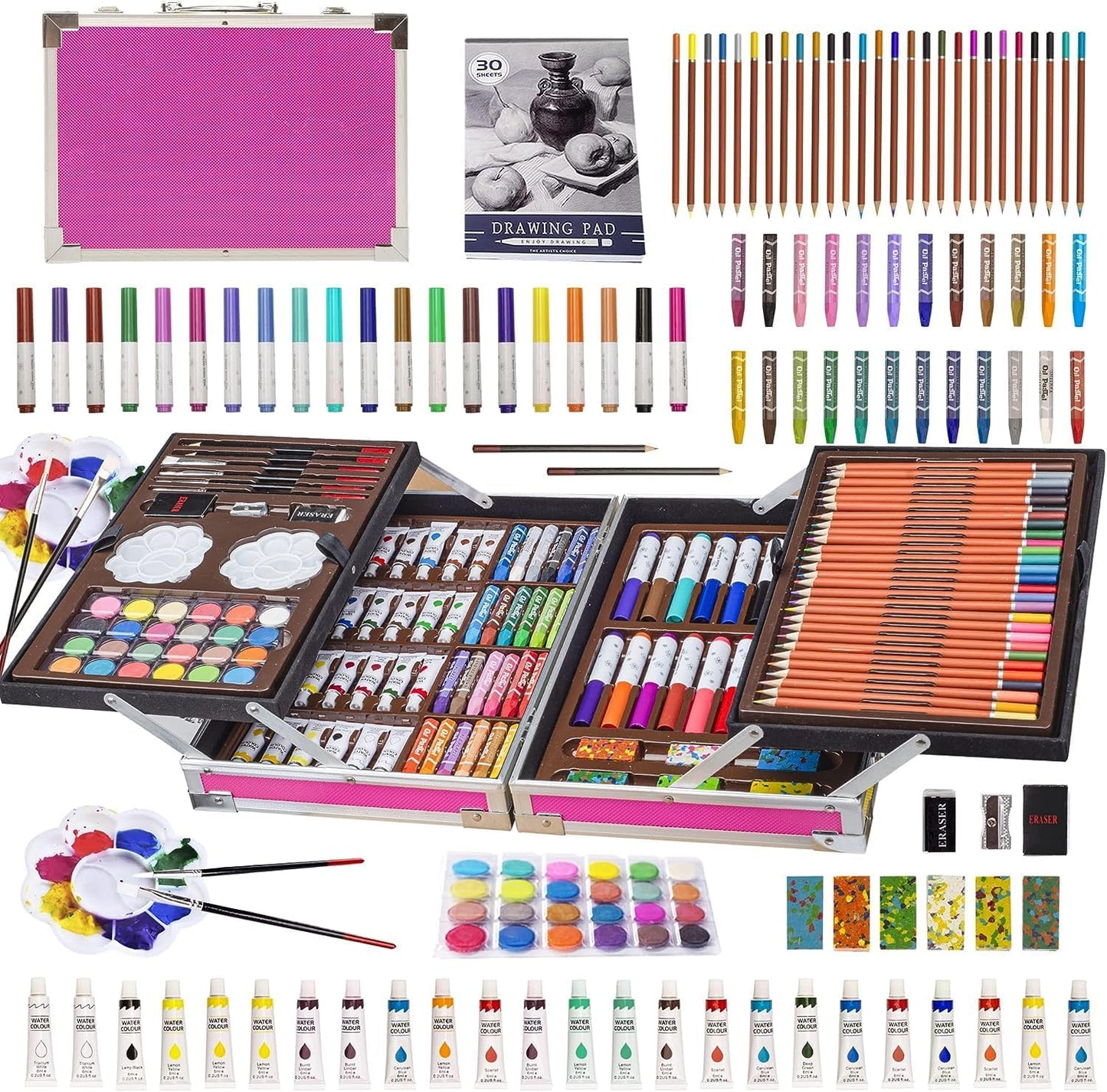 Kit Artistico Creativo de 145 Piezas